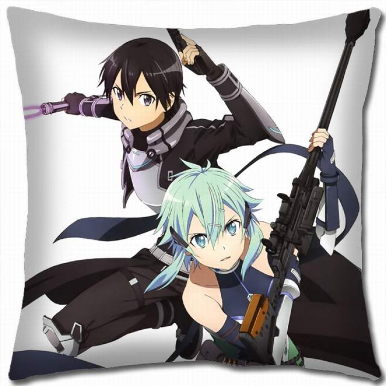 Sword Art Online Double-sided full color pillow cushion 45X45CM-d5-394B NO FILLING