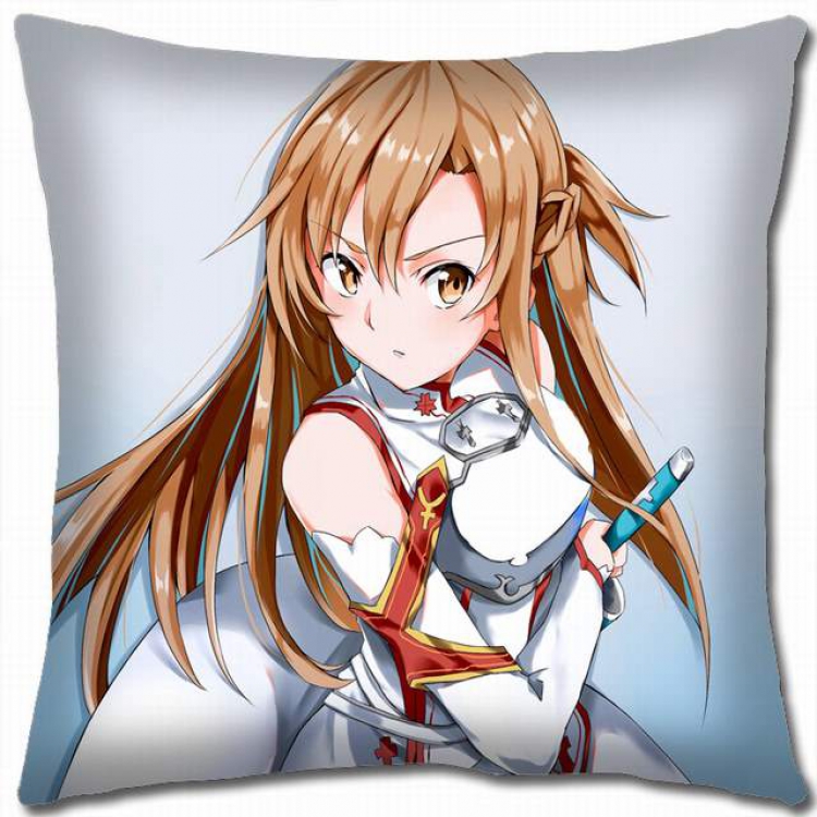 Sword Art Online Double-sided full color pillow cushion 45X45CM-d5-402 NO FILLING