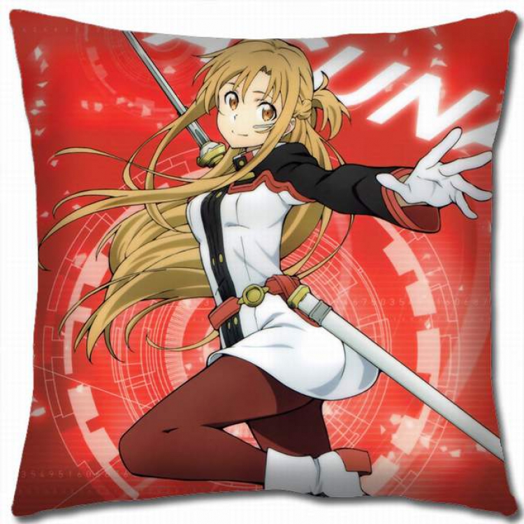 Sword Art Online Double-sided full color pillow cushion 45X45CM-d5-267 NO FILLING