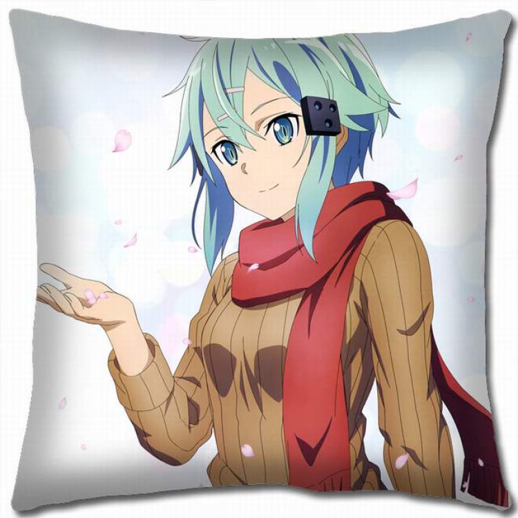 Sword Art Online Double-sided full color pillow cushion 45X45CM-d5-269 NO FILLING