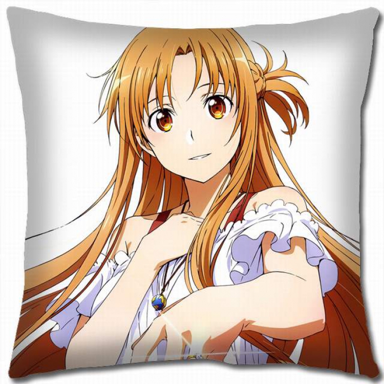 Sword Art Online Double-sided full color pillow cushion 45X45CM-d5-271 NO FILLING