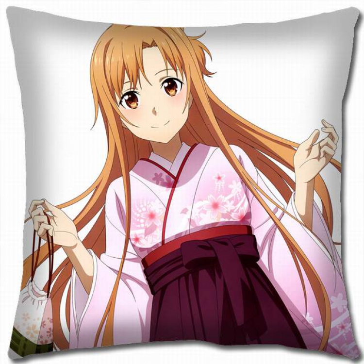 Sword Art Online Double-sided full color pillow cushion 45X45CM-d5-274 NO FILLING