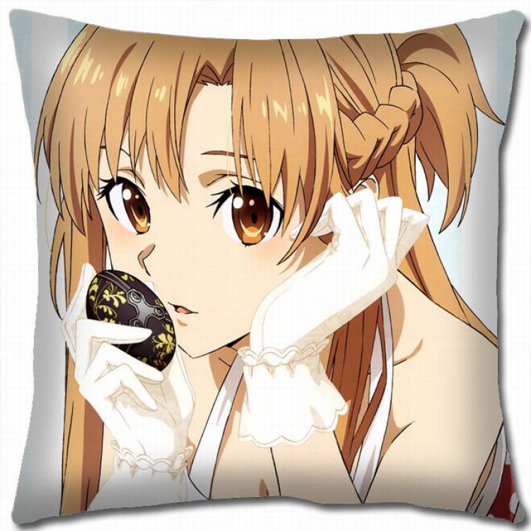 Sword Art Online Double-sided full color pillow cushion 45X45CM-d5-280 NO FILLING