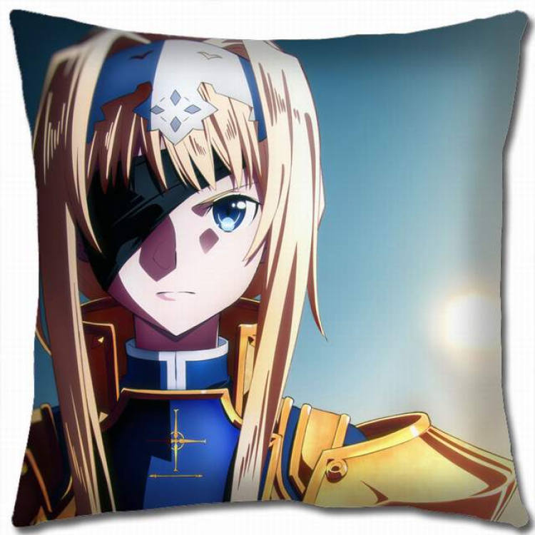 Sword Art Online Double-sided full color pillow cushion 45X45CM-d5-276 NO FILLING