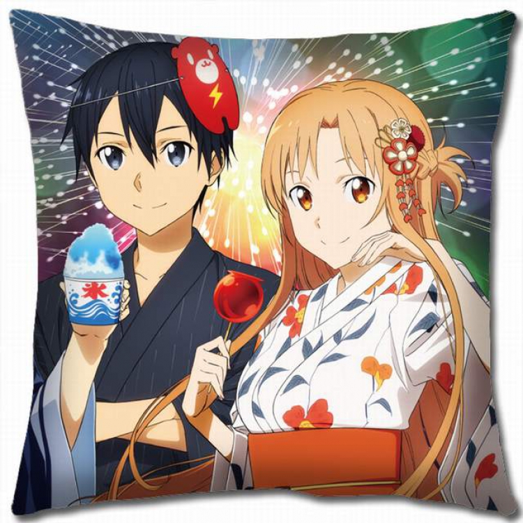 Sword Art Online Double-sided full color pillow cushion 45X45CM-d5-282B NO FILLING