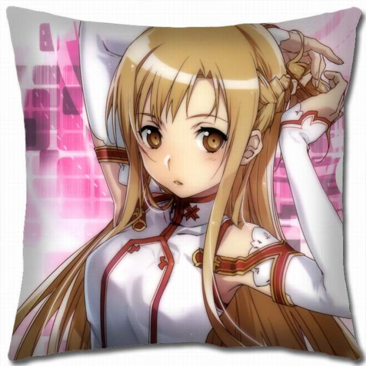 Sword Art Online Double-sided full color pillow cushion 45X45CM-d5-283 NO FILLING