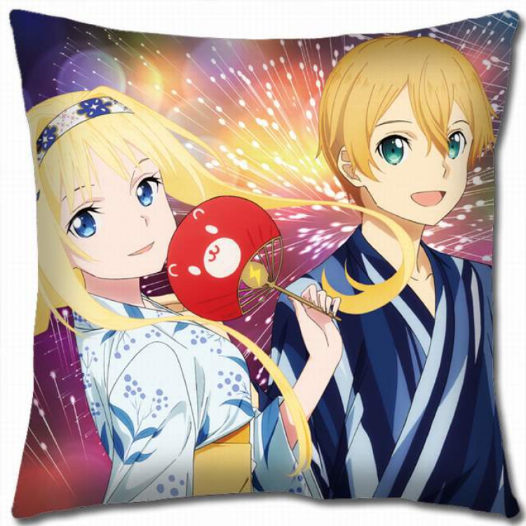 Sword Art Online Double-sided full color pillow cushion 45X45CM-d5-282A NO FILLING