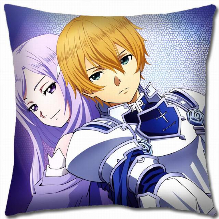 Sword Art Online Double-sided full color pillow cushion 45X45CM-d5-306 NO FILLING