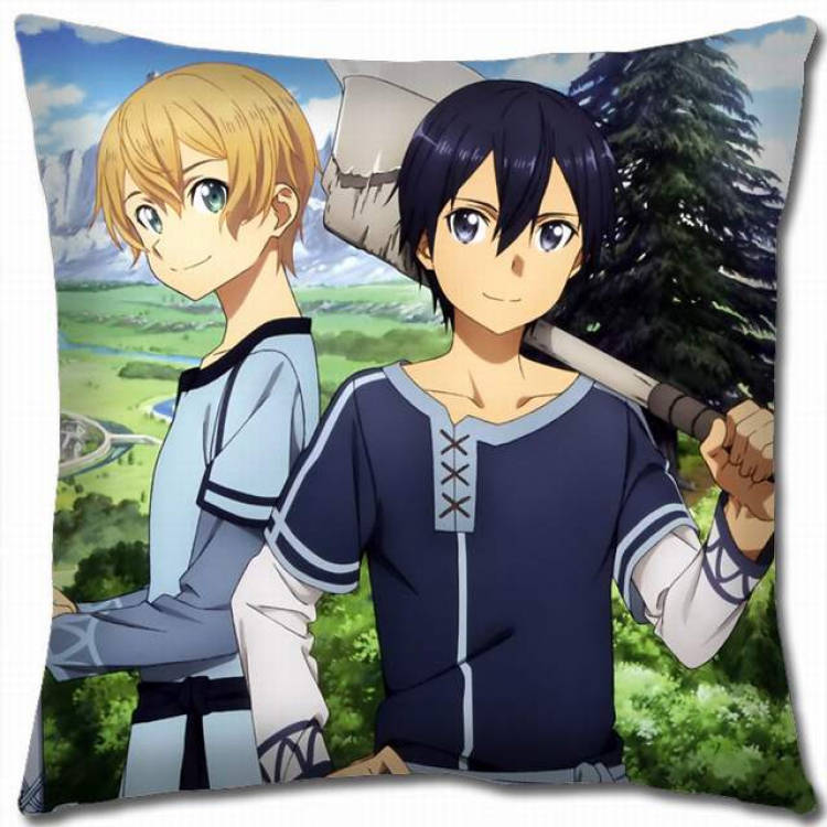 Sword Art Online Double-sided full color pillow cushion 45X45CM-d5-308A NO FILLING