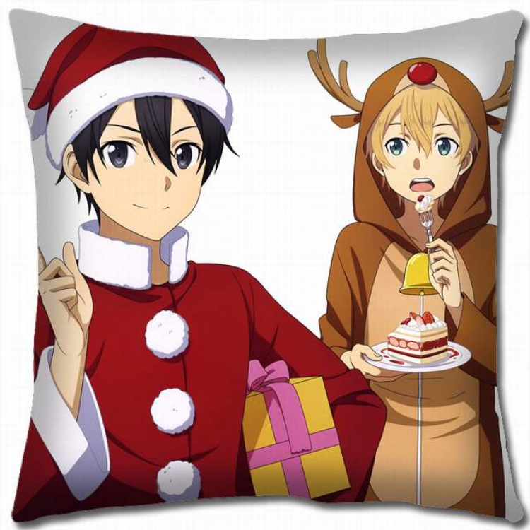 Sword Art Online Double-sided full color pillow cushion 45X45CM-d5-311 NO FILLING