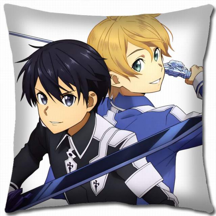 Sword Art Online Double-sided full color pillow cushion 45X45CM-d5-309B NO FILLING