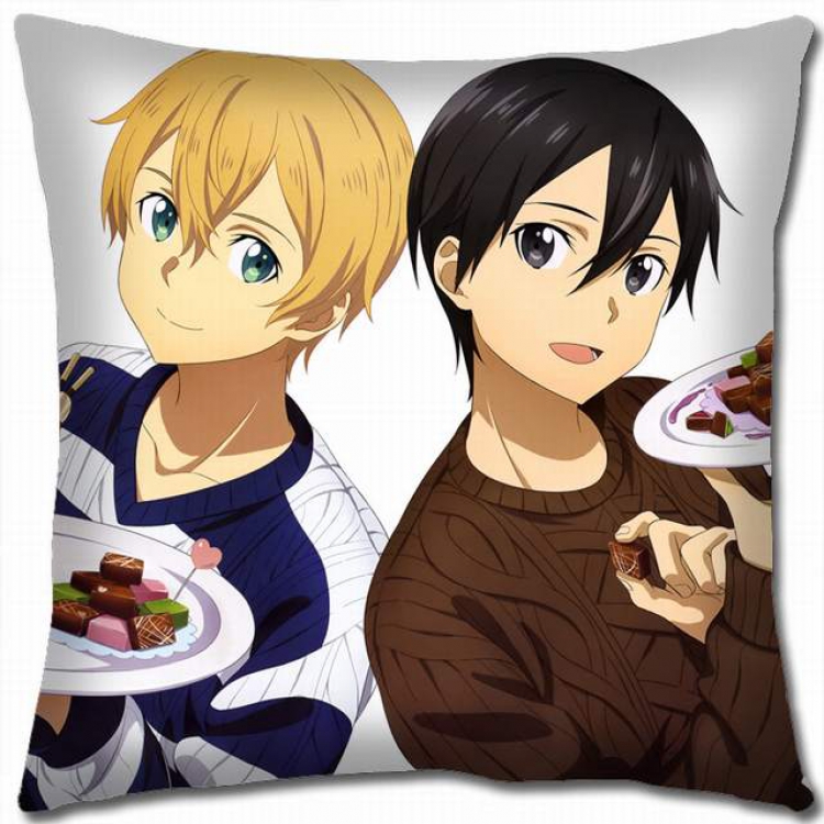 Sword Art Online Double-sided full color pillow cushion 45X45CM-d5-321 NO FILLING