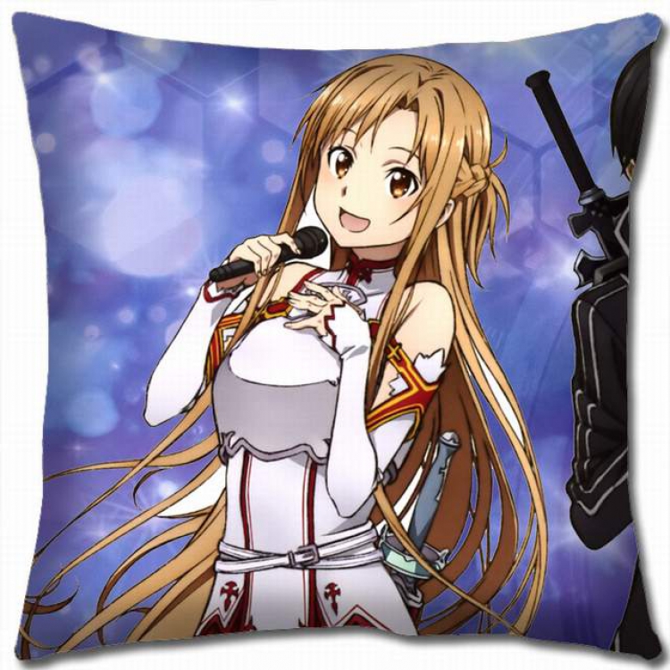 Sword Art Online Double-sided full color pillow cushion 45X45CM-d5-334 NO FILLING