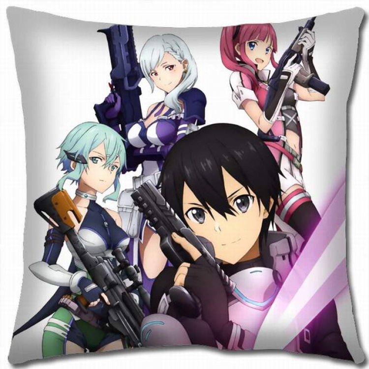 Sword Art Online Double-sided full color pillow cushion 45X45CM-d5-360 NO FILLING