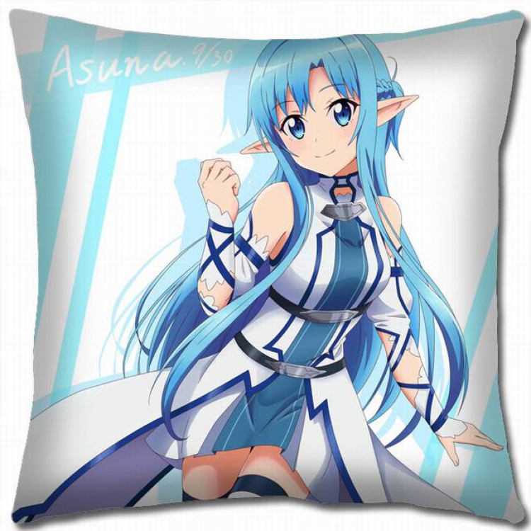 Sword Art Online Double-sided full color pillow cushion 45X45CM-d5-381 NO FILLING