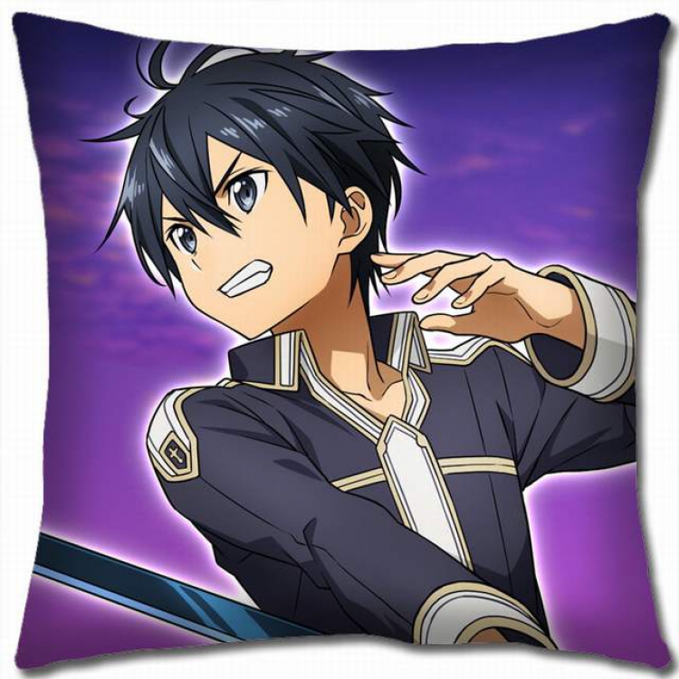 Sword Art Online Double-sided full color pillow cushion 45X45CM-d5-382 NO FILLING