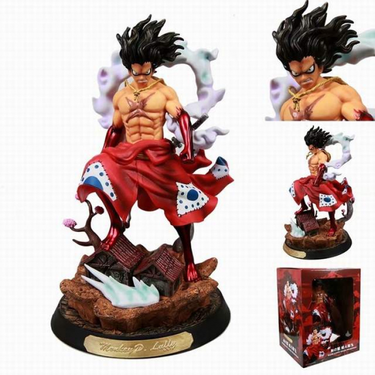 One Piece GK Monkey D. Luffy Boxed Figure Decoration Model 380MM 2570G a box of 8
