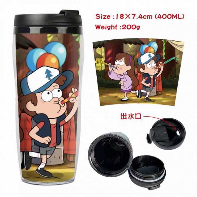 Gravity Falls Starbucks Leakproof Insulation cup Kettle 18X7.4CM 400ML Style D