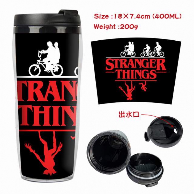 Stranger Things Starbucks Leakproof Insulation cup Kettle 18X7.4CM 400ML Style A