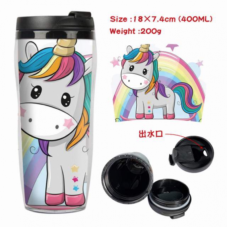Unicorn Starbucks Leakproof Insulation cup Kettle 18X7.4CM 400ML Style D