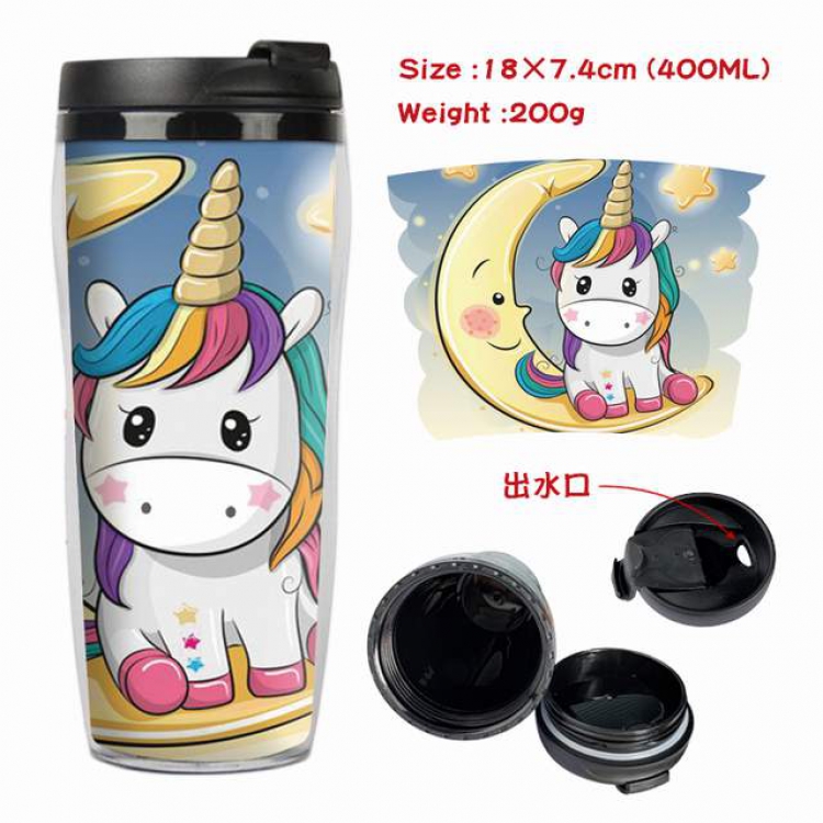 Unicorn Starbucks Leakproof Insulation cup Kettle 18X7.4CM 400ML Style A