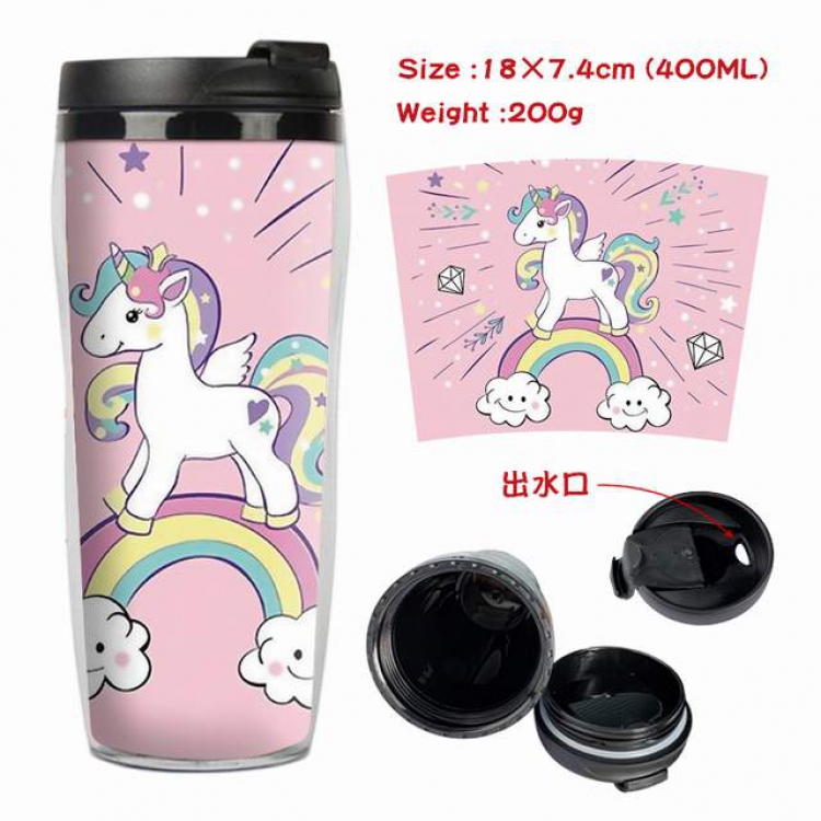 Unicorn Starbucks Leakproof Insulation cup Kettle 18X7.4CM 400ML Style B