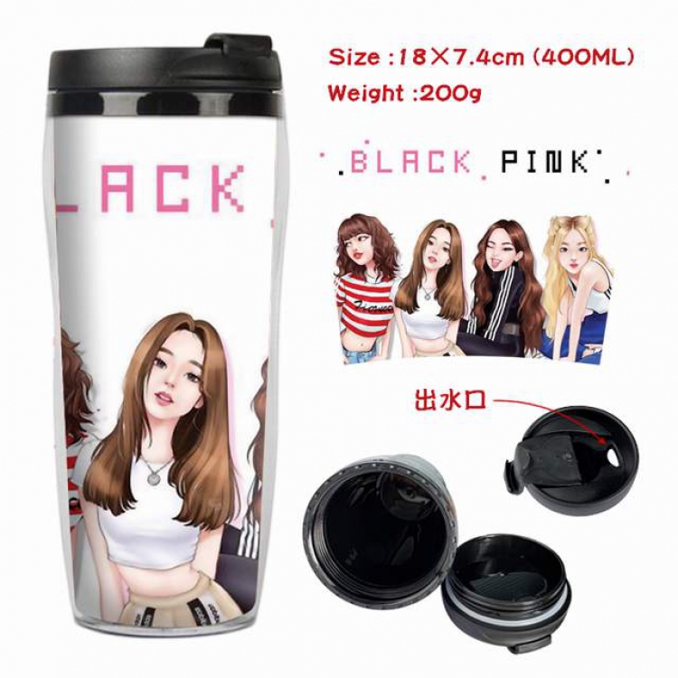 Black Pink  Starbucks Leakproof Insulation cup Kettle 18X7.4CM 400ML Style A
