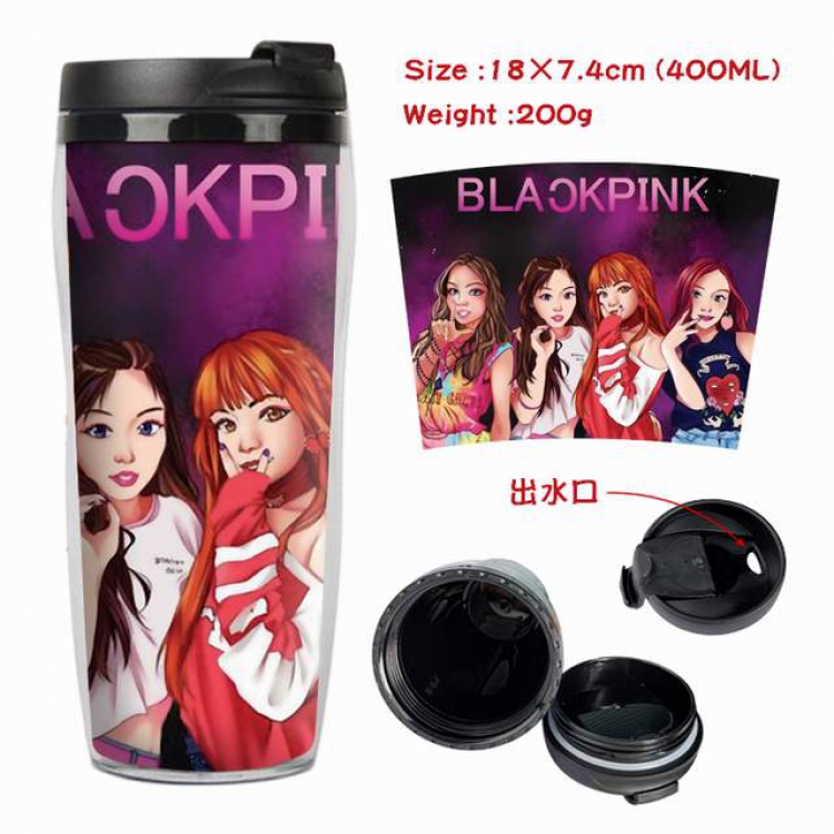 Black Pink  Starbucks Leakproof Insulation cup Kettle 18X7.4CM 400ML Style B