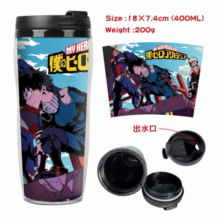 My Hero Academia Starbucks Leakproof Insulation cup Kettle 18X7.4CM 400ML Style A