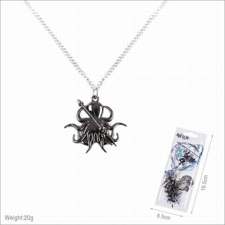 Arknights Necklace pendant 6.5X16.5CM 20G Style E