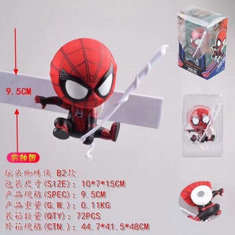 Spiderman-B2 Boxed Figure Decoration Model 9.5CM 0.11KG a box of 72