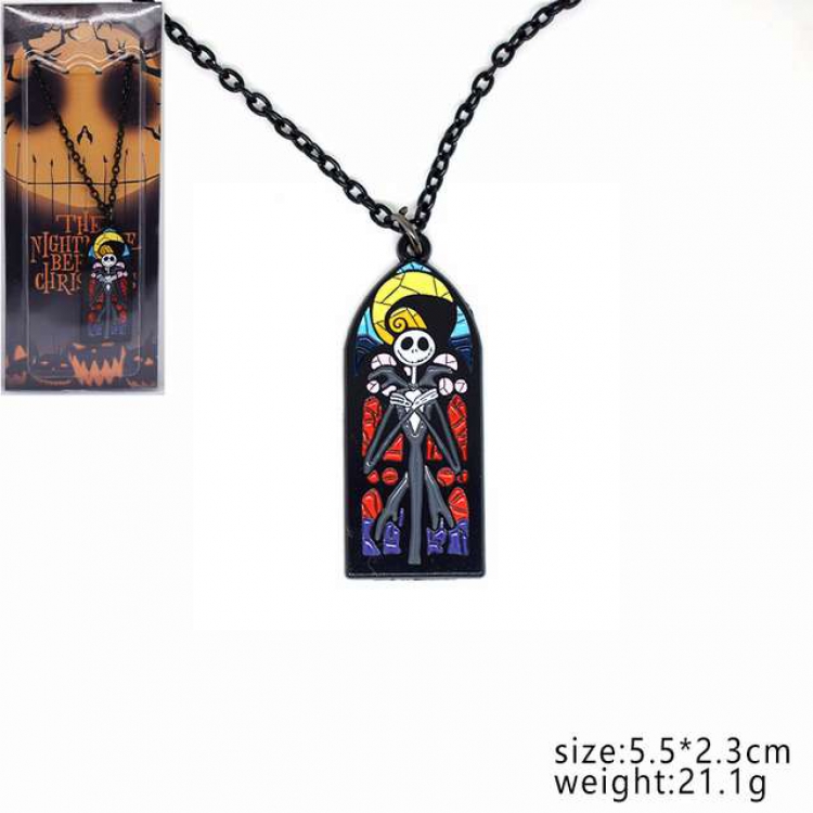The Nightmare Before Necklace pendant 5.5X2.3CM 21.1G