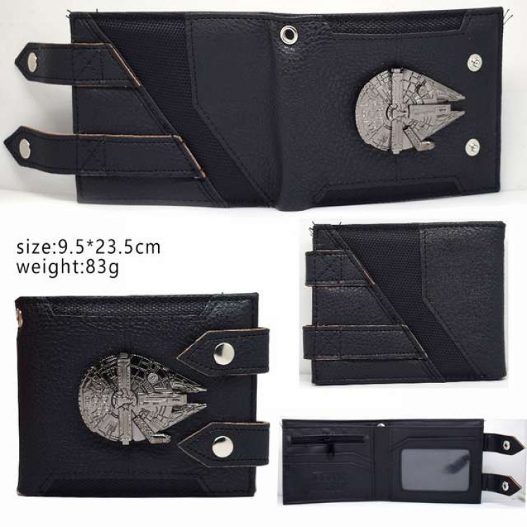 Star Wars Silicone Tri-Fold Snap Wallet black 9.5X23.5CM 83G