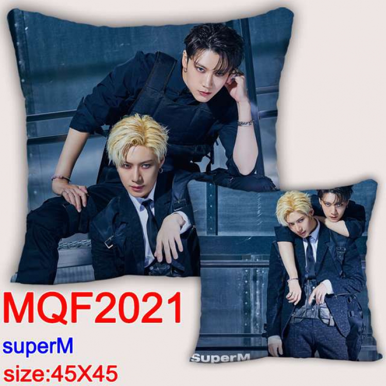 Super M Double-sided full color pillow dragon ball 45X45CM MQF 2021