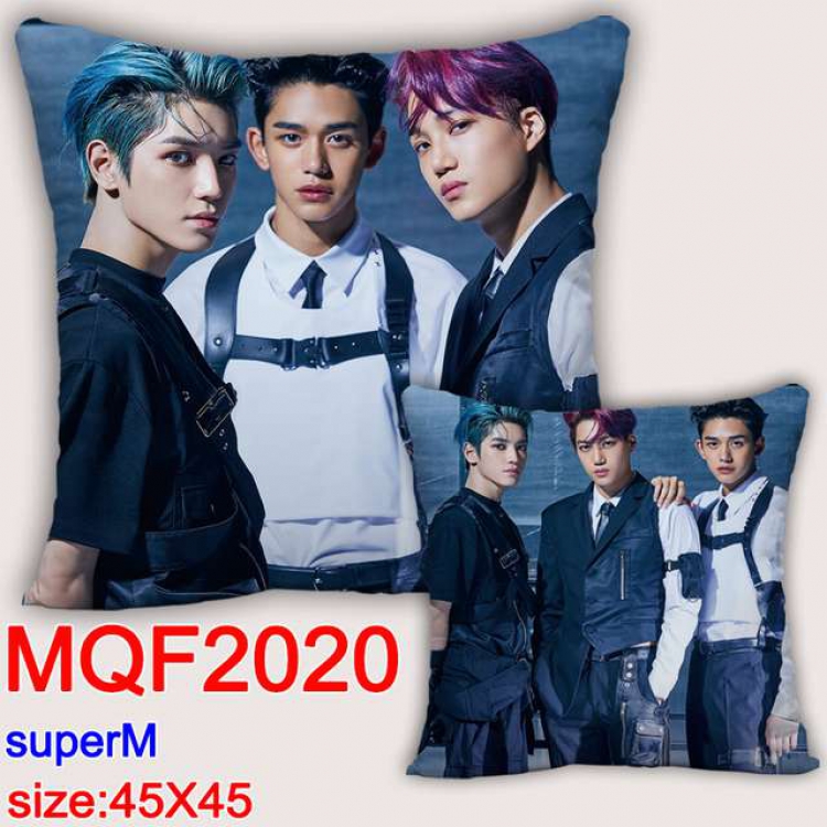 Super M Double-sided full color pillow dragon ball 45X45CM MQF 2020