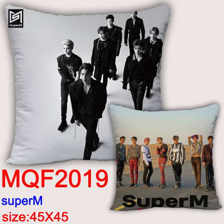 Super M Double-sided full color pillow dragon ball 45X45CM MQF 2019