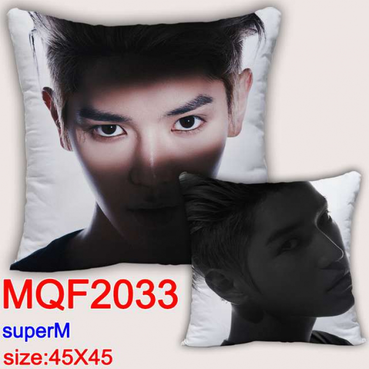 Super M Double-sided full color pillow dragon ball 45X45CM MQF 2033