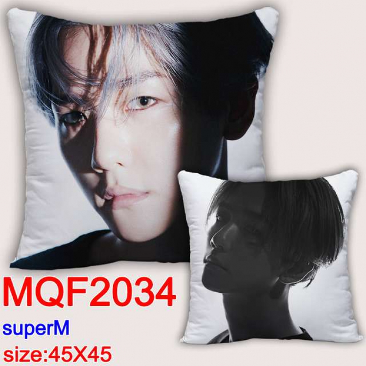 Super M Double-sided full color pillow dragon ball 45X45CM MQF 2034