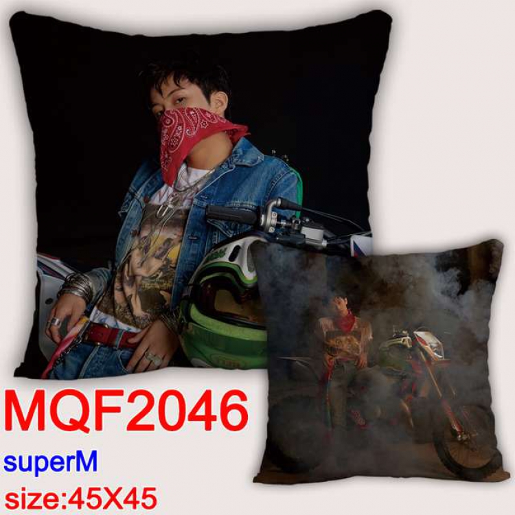 Super M Double-sided full color pillow dragon ball 45X45CM MQF 2046