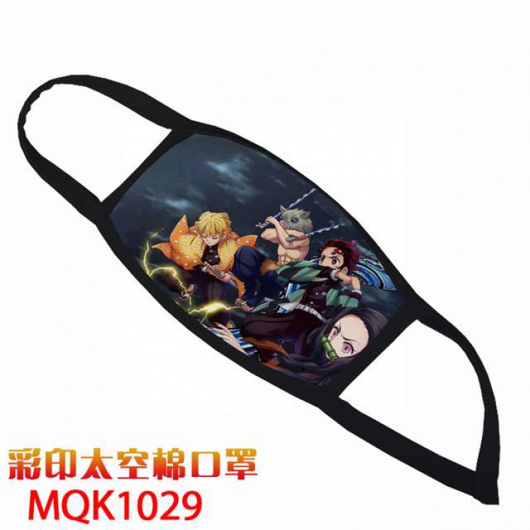 Demon Slayer Kimets Color printing Space cotton Mask price for 5 pcs MQK 1029