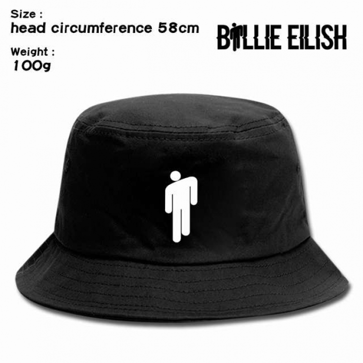 BILLIE EILISH Anime silkscreen canvas fisherman hat