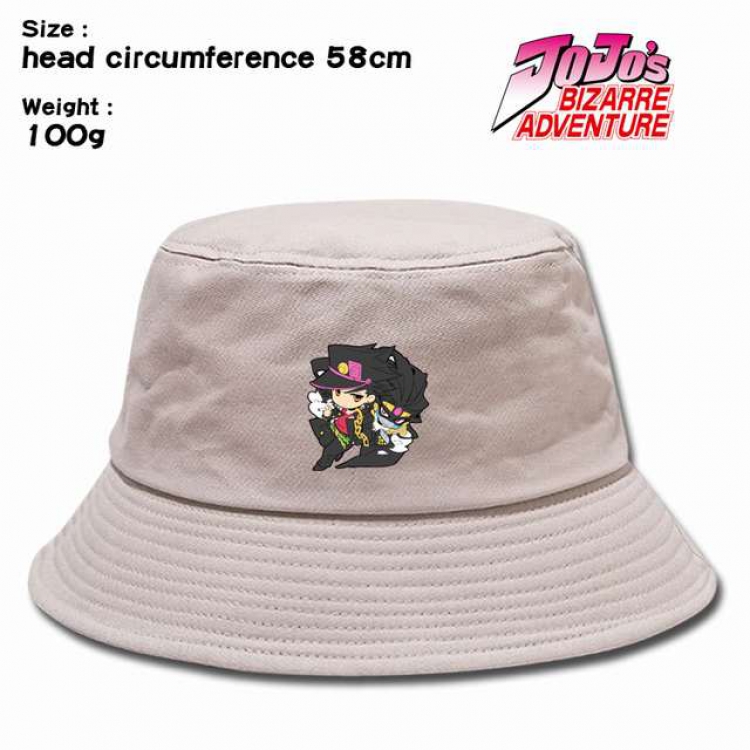 JoJos Bizarre Adventure Anime silkscreen canvas fisherman hat