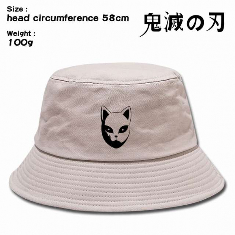 Demon Slayer Kimets Anime silkscreen canvas fisherman hat