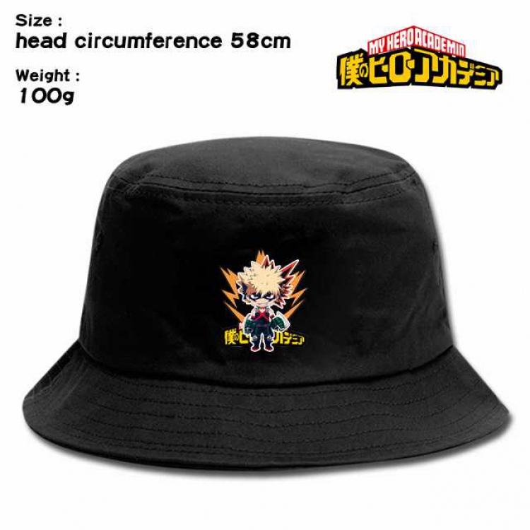 My Hero Academia Katsuki Anime silkscreen canvas fisherman hat