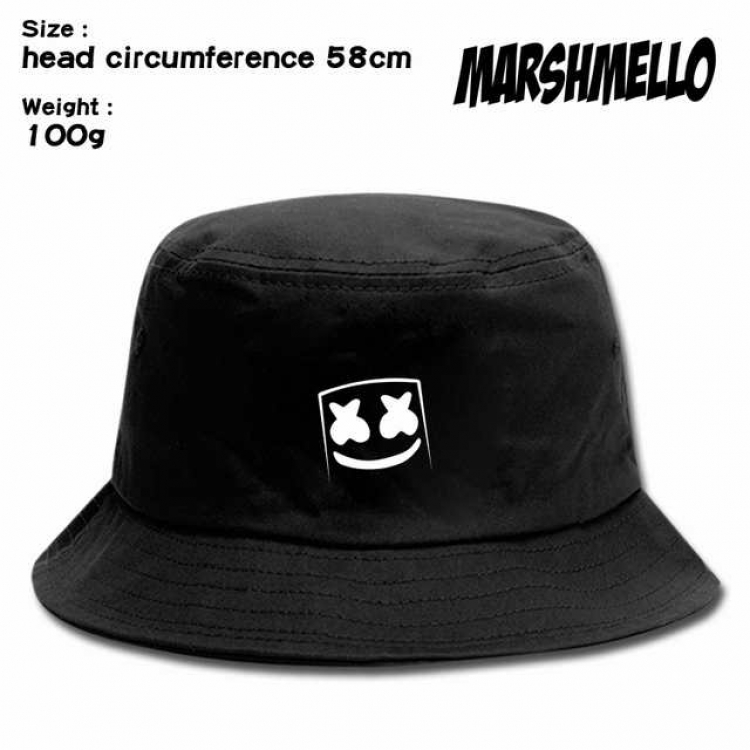 Marshmello Anime silkscreen canvas fisherman hat