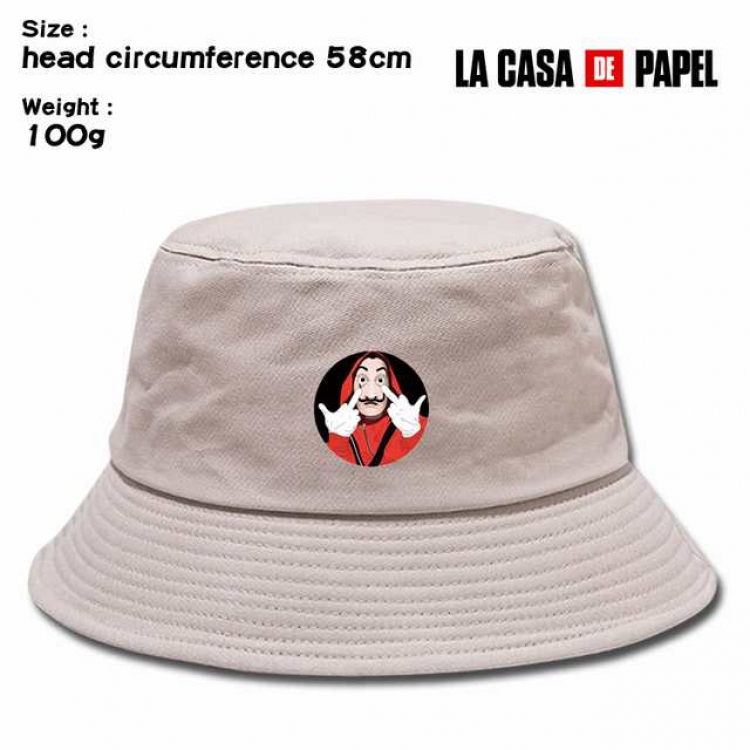 La casa de papel Anime silkscreen canvas fisherman hat