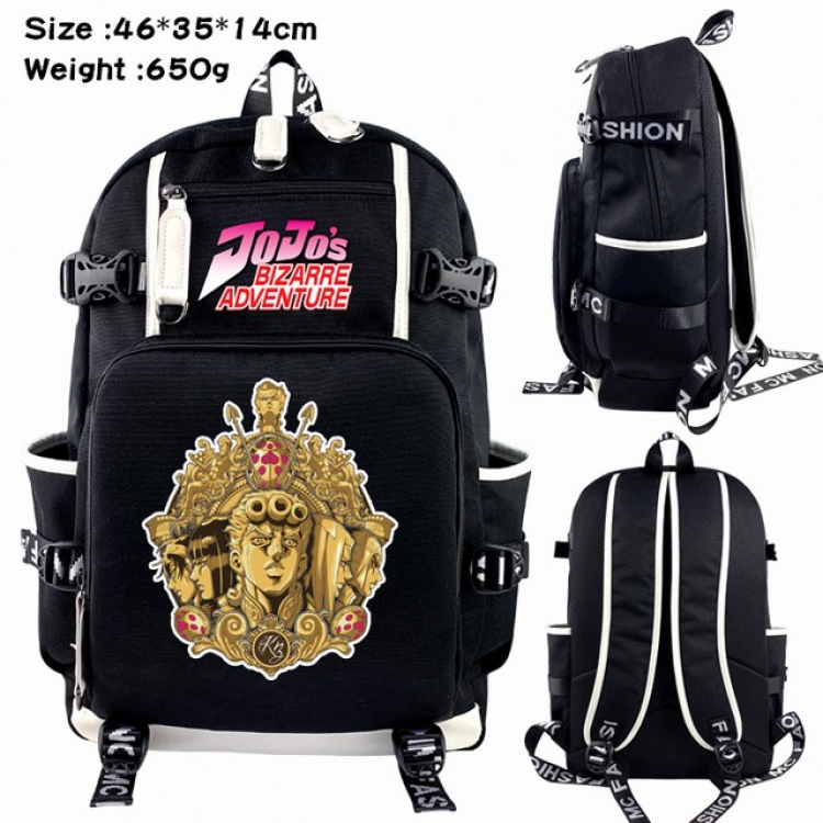 JoJos Bizarre Adventure Anime Backpack schoolbag 46X35X14CM 650G