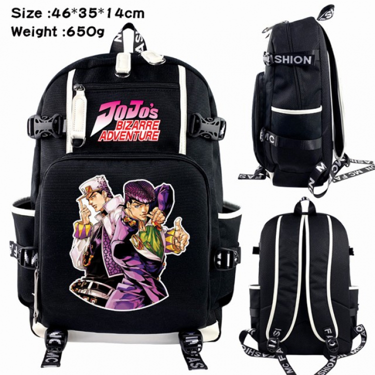 JoJos Bizarre Adventure Anime Backpack schoolbag 46X35X14CM 650G