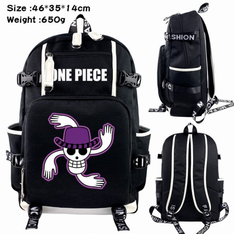 One Piece Robin  Anime Backpack schoolbag 46X35X14CM 650G