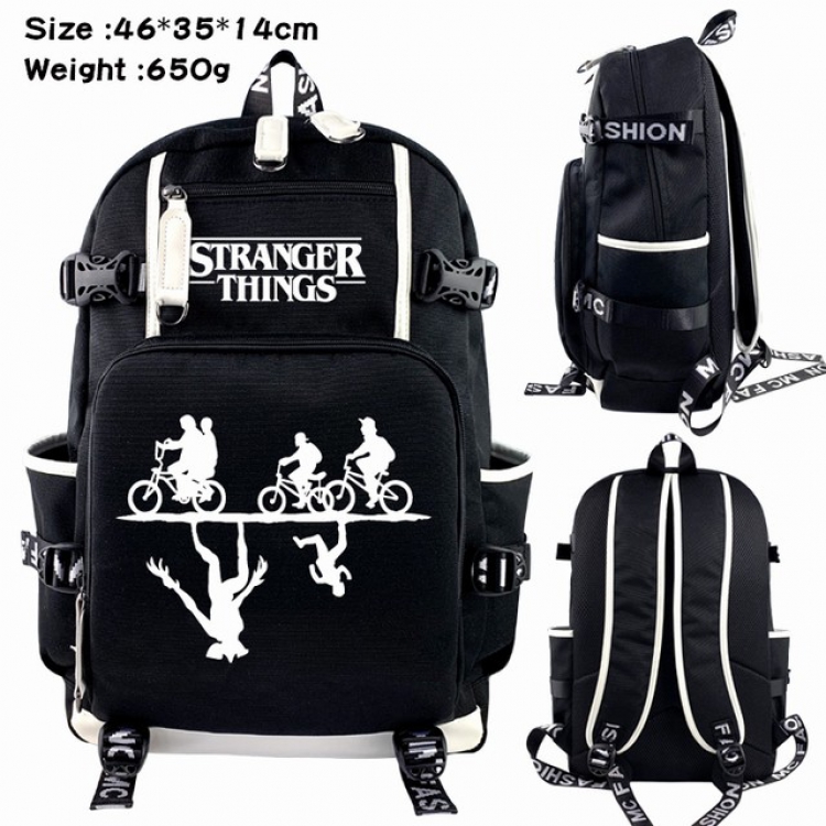 Stranger Things Anime Backpack schoolbag 46X35X14CM 650G
